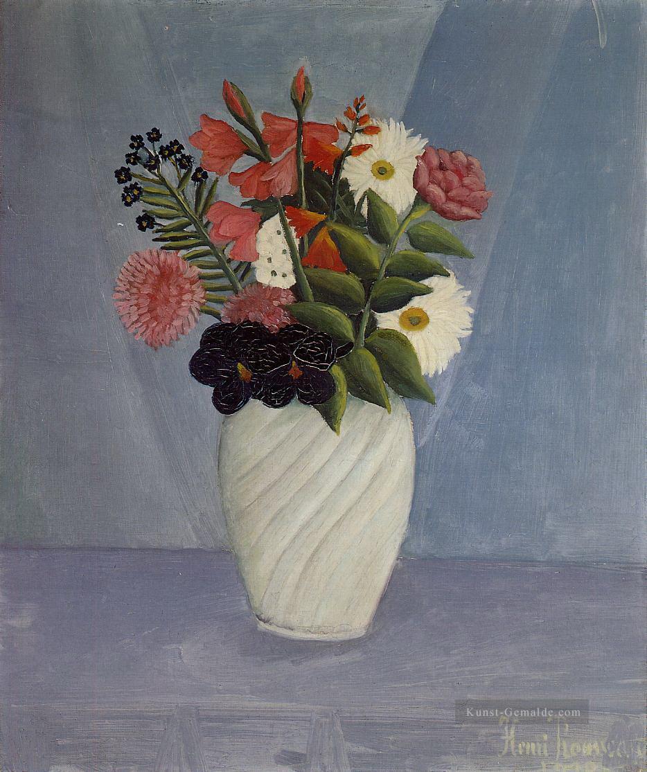 Blumenstrauß 1910 Henri Rousseau Post Impressionismus Naive Primitivismus Ölgemälde